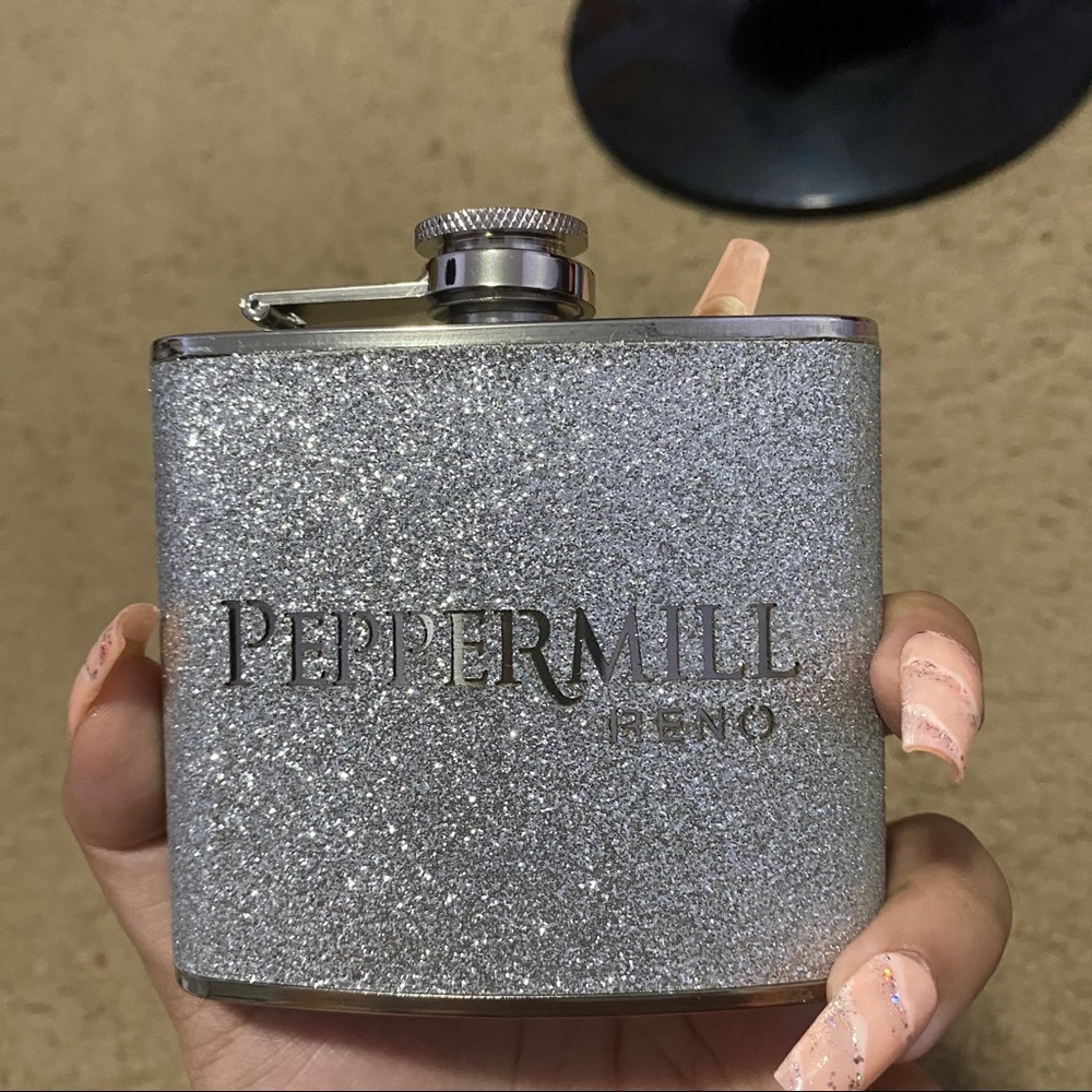 Peppermill Hotel Alcohol Flask